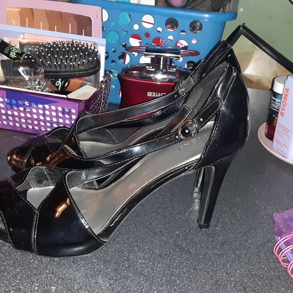 Black high heels